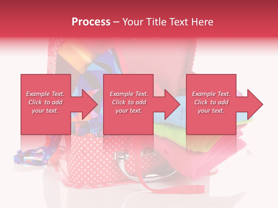 Baggage Beach Vacation PowerPoint Template