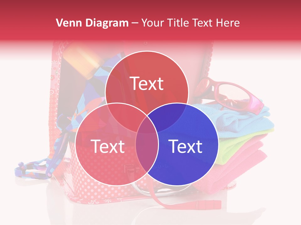 Baggage Beach Vacation PowerPoint Template