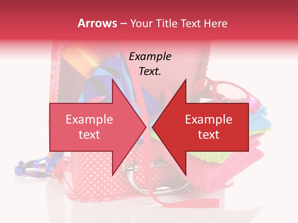 Baggage Beach Vacation PowerPoint Template