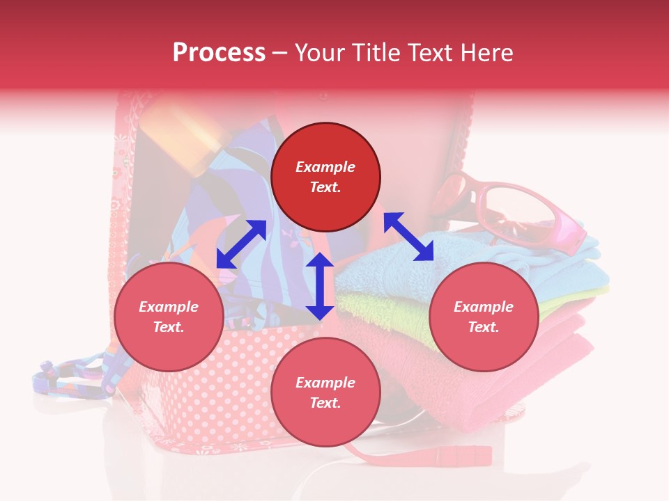 Baggage Beach Vacation PowerPoint Template