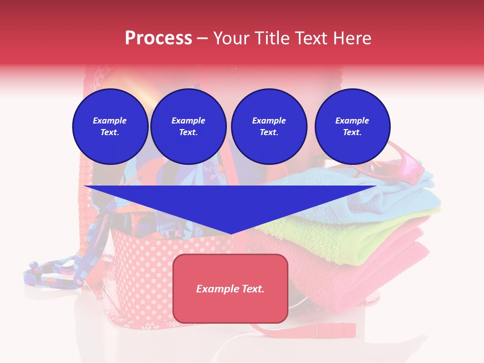 Baggage Beach Vacation PowerPoint Template