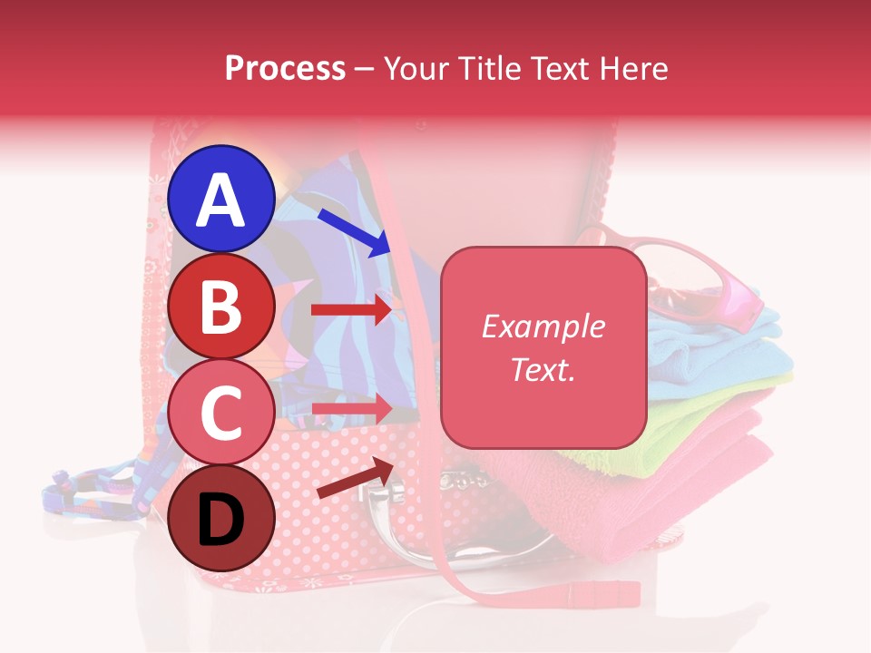 Baggage Beach Vacation PowerPoint Template