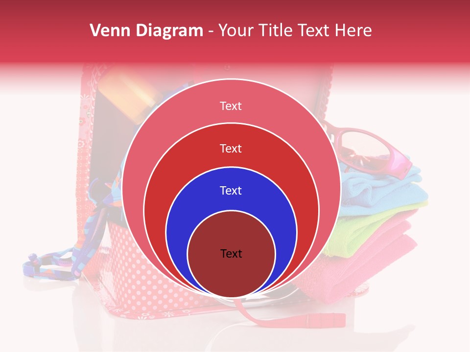 Baggage Beach Vacation PowerPoint Template