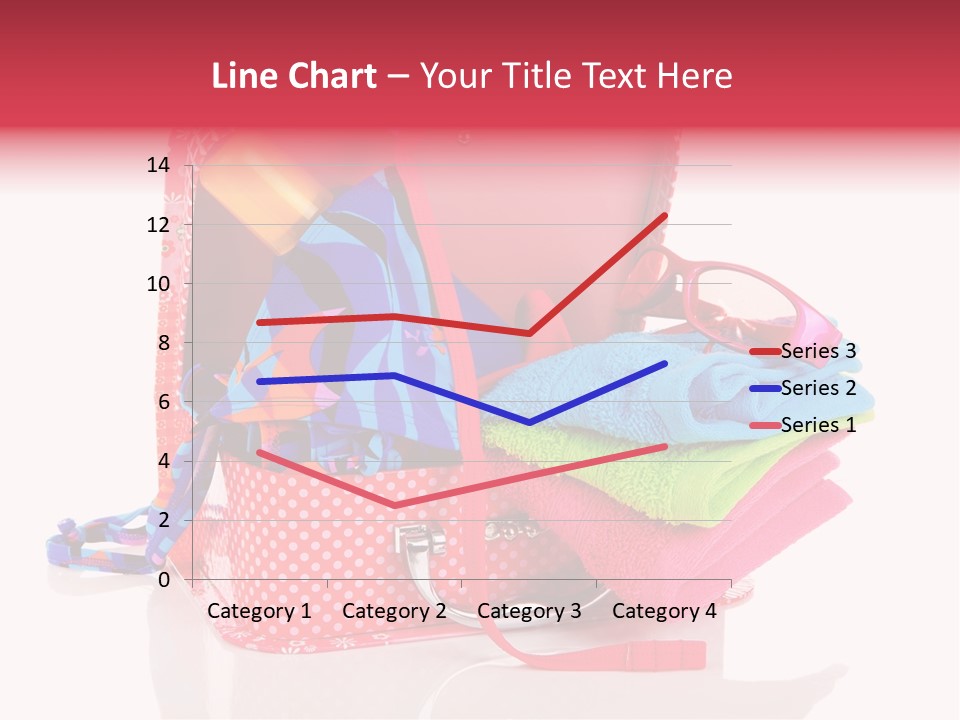 Baggage Beach Vacation PowerPoint Template