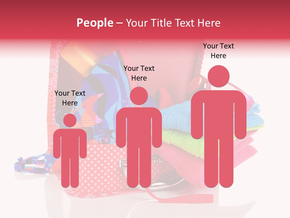 Baggage Beach Vacation PowerPoint Template