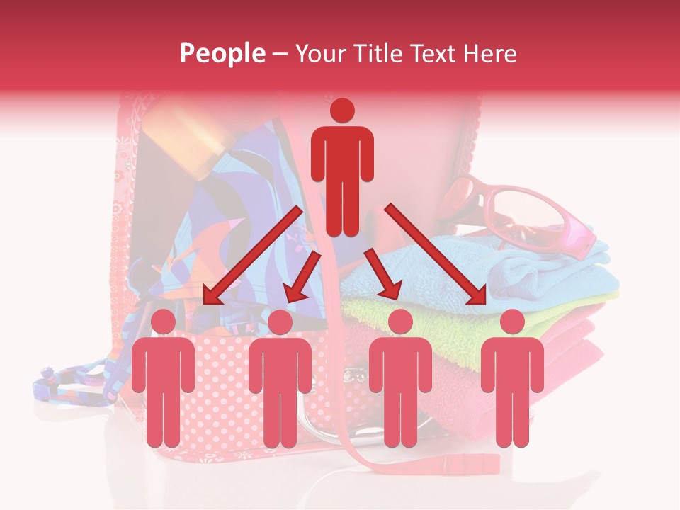 Baggage Beach Vacation PowerPoint Template