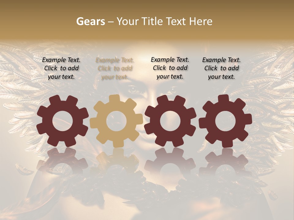 Artistic Skin Person PowerPoint Template