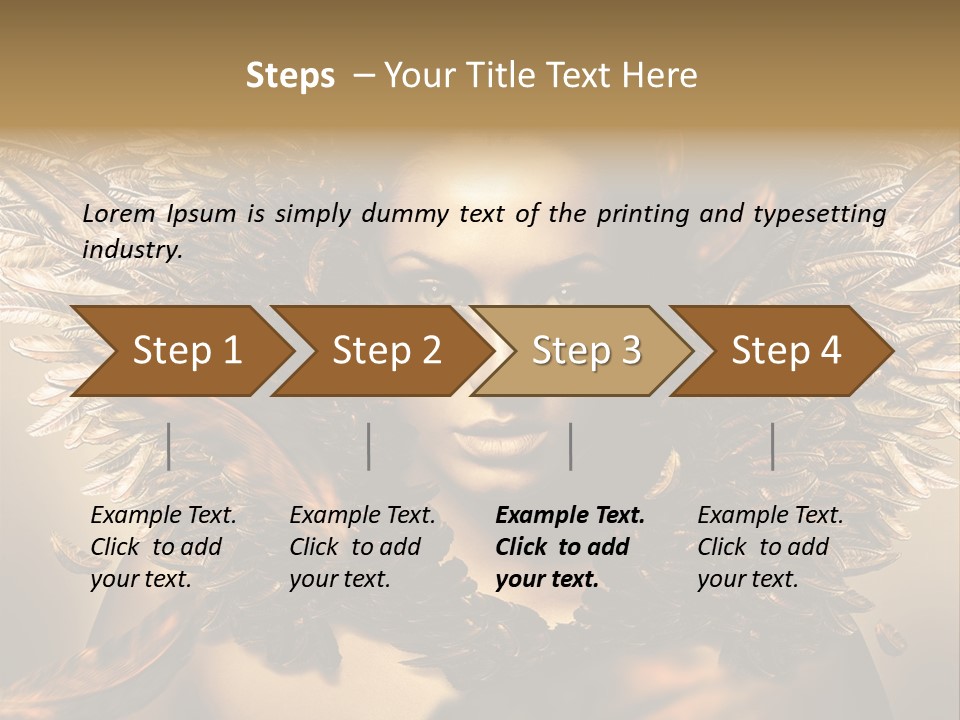 Artistic Skin Person PowerPoint Template