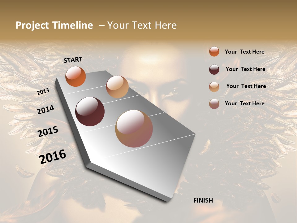 Artistic Skin Person PowerPoint Template
