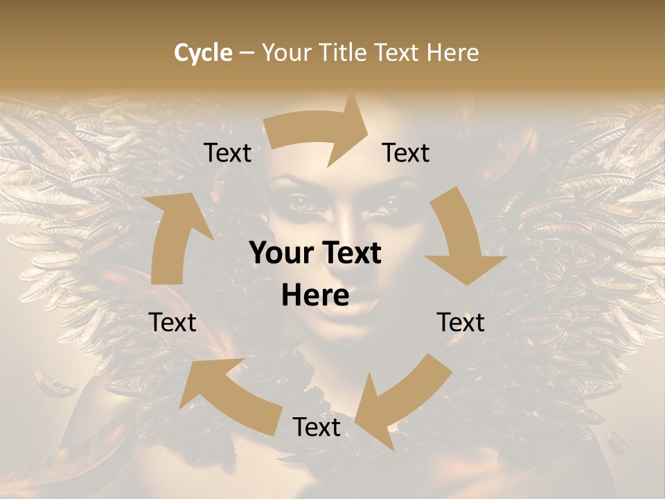 Artistic Skin Person PowerPoint Template