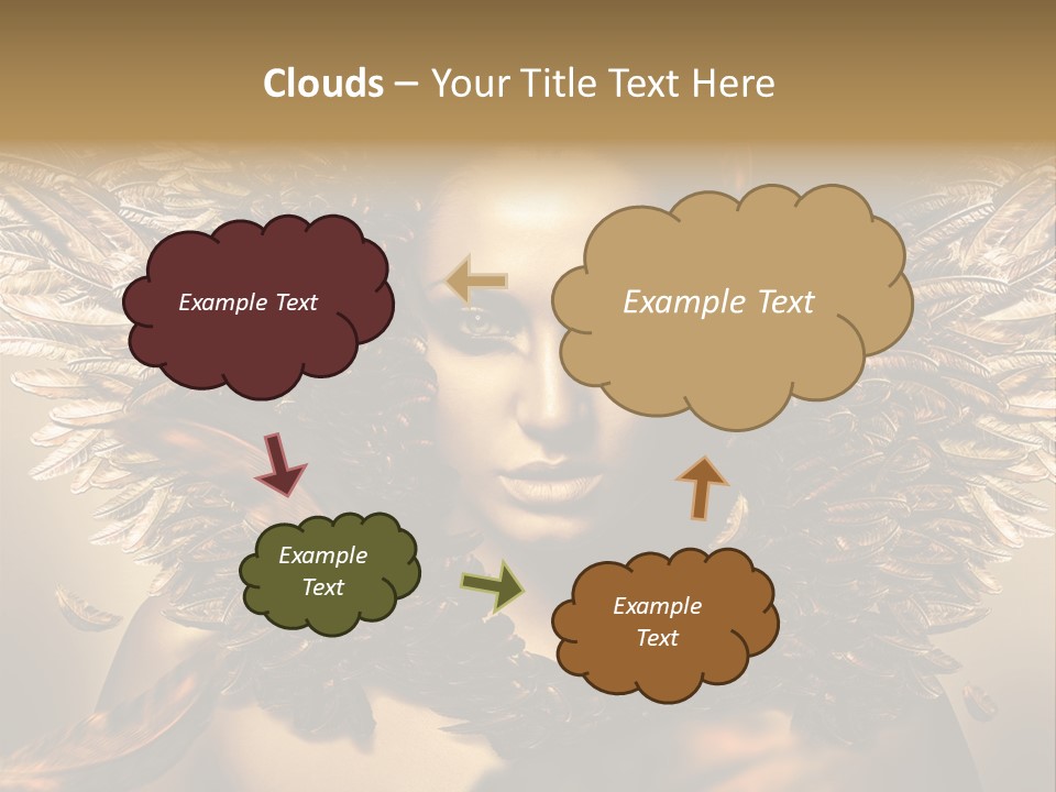 Artistic Skin Person PowerPoint Template