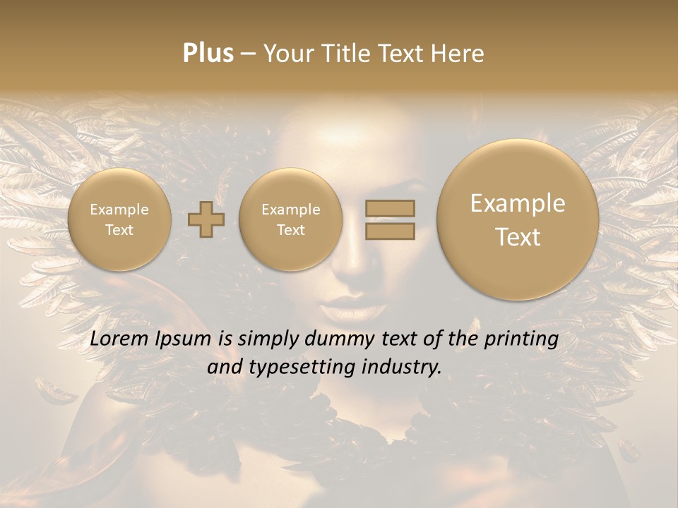 Artistic Skin Person PowerPoint Template