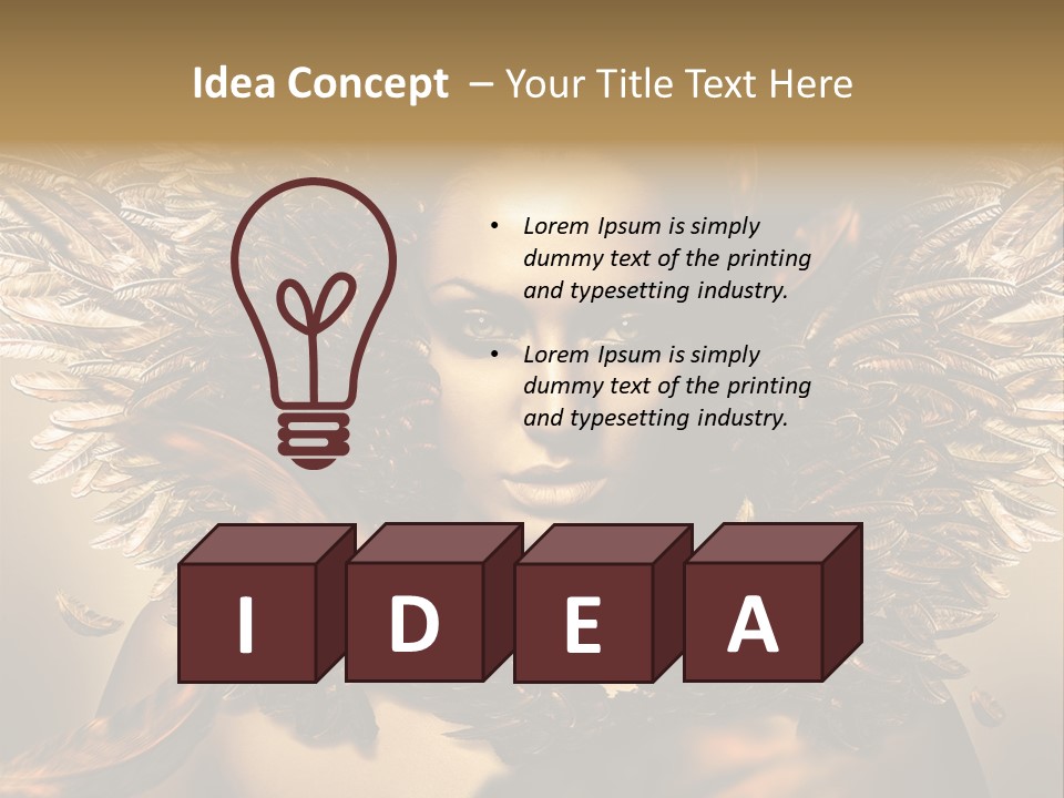 Artistic Skin Person PowerPoint Template