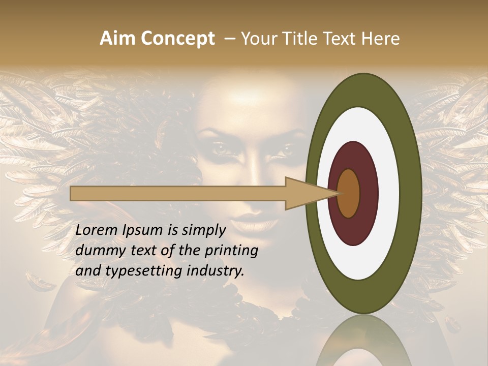 Artistic Skin Person PowerPoint Template