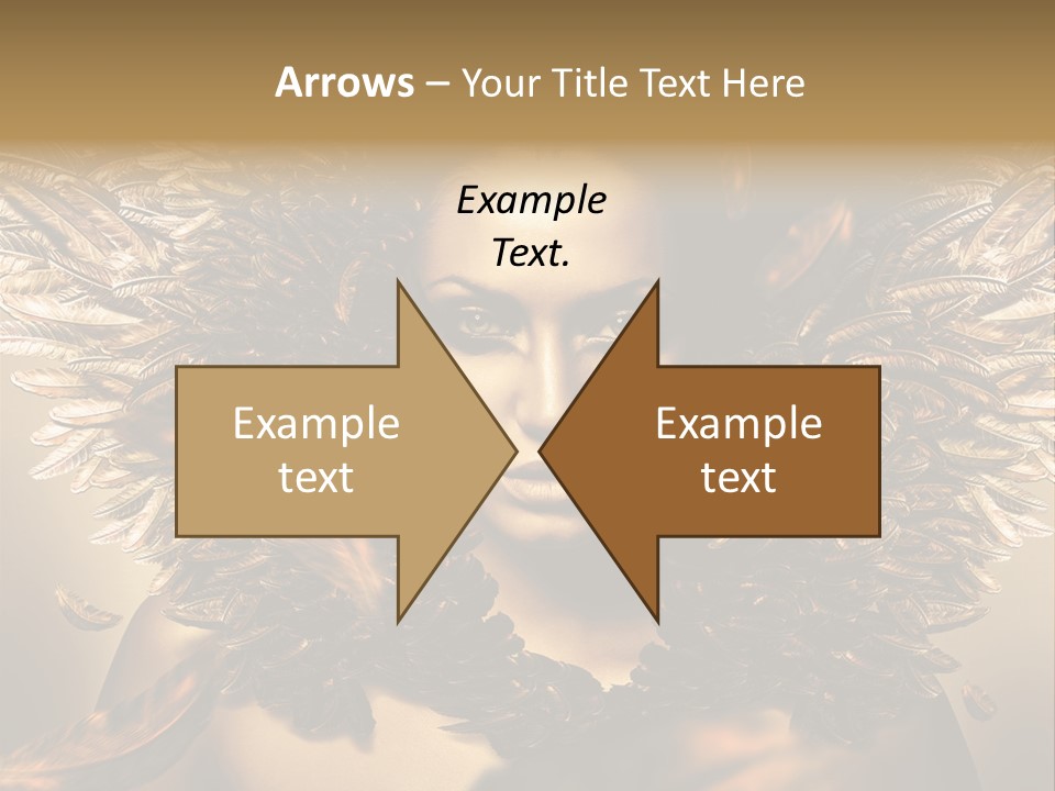 Artistic Skin Person PowerPoint Template