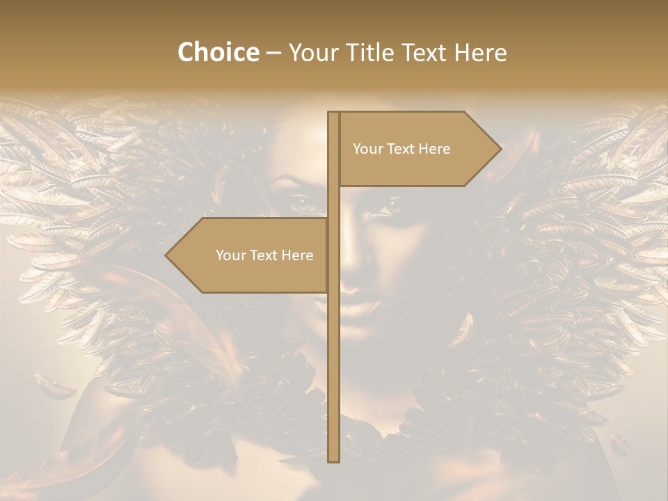 Artistic Skin Person PowerPoint Template