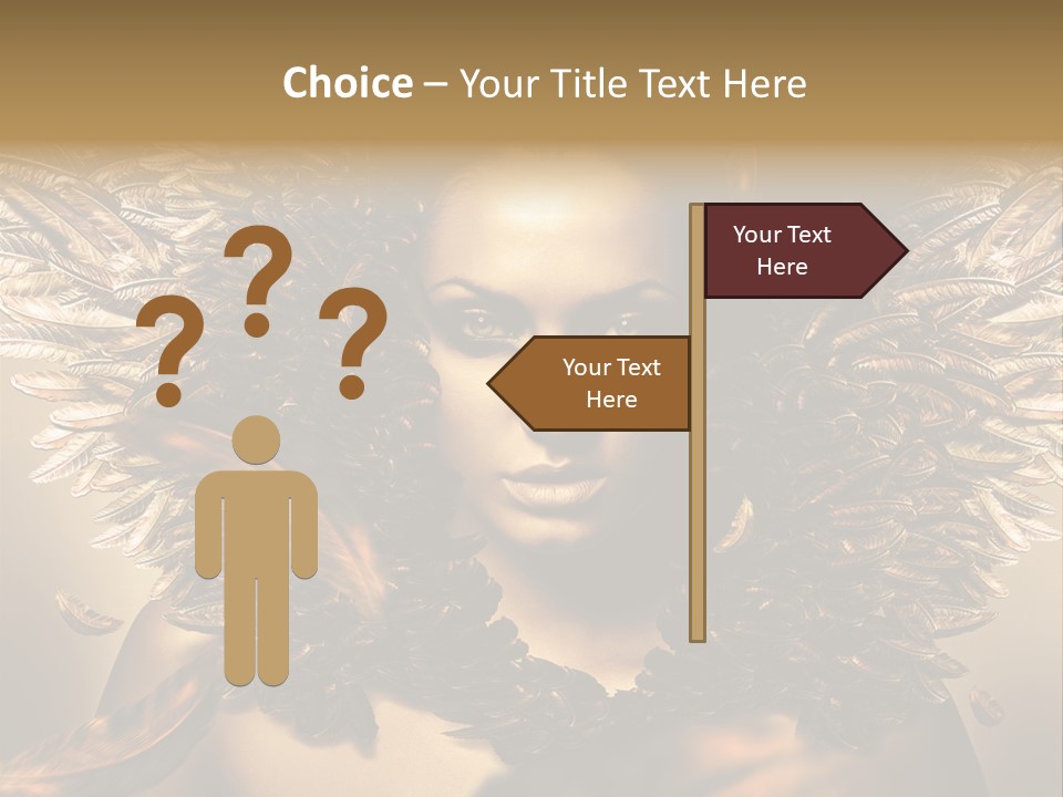 Artistic Skin Person PowerPoint Template