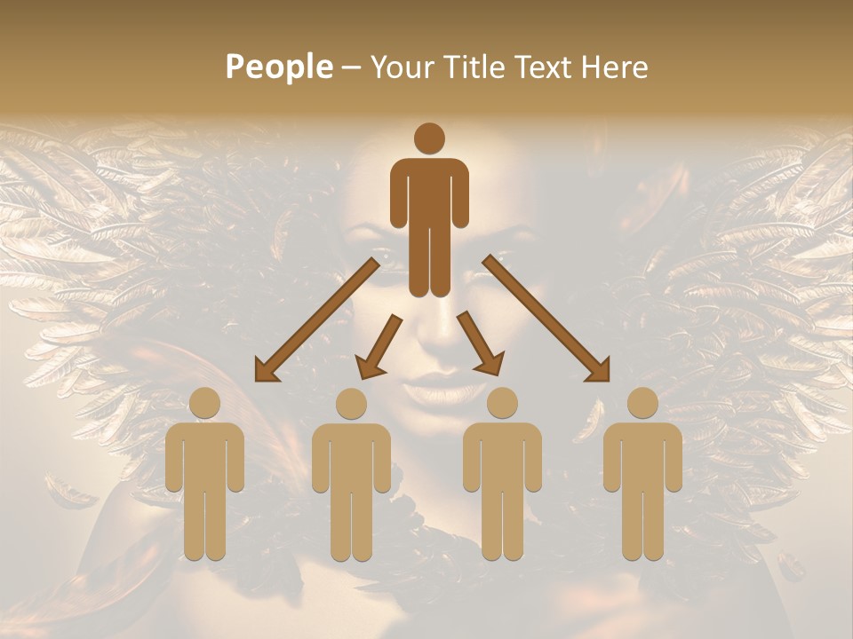 Artistic Skin Person PowerPoint Template