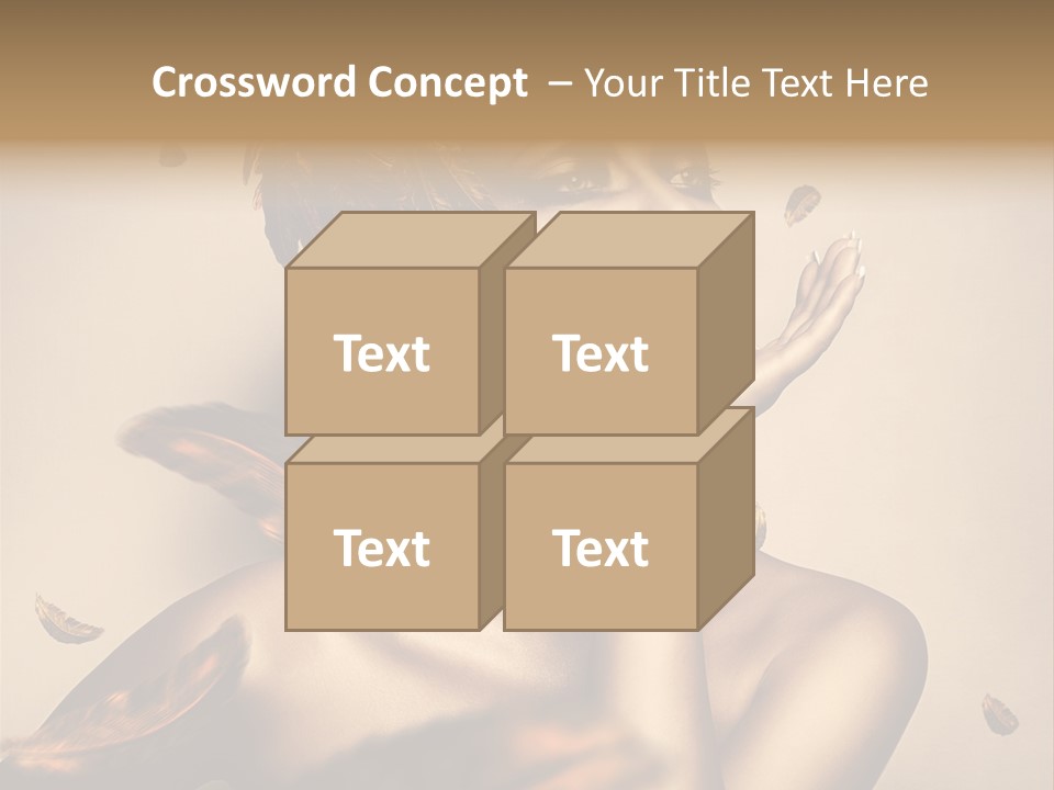 Vertical Revival Artistic PowerPoint Template