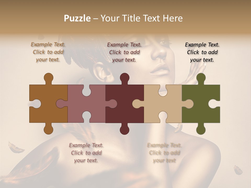 Vertical Revival Artistic PowerPoint Template