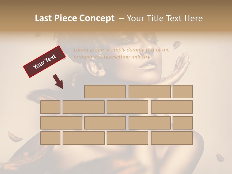 Vertical Revival Artistic PowerPoint Template
