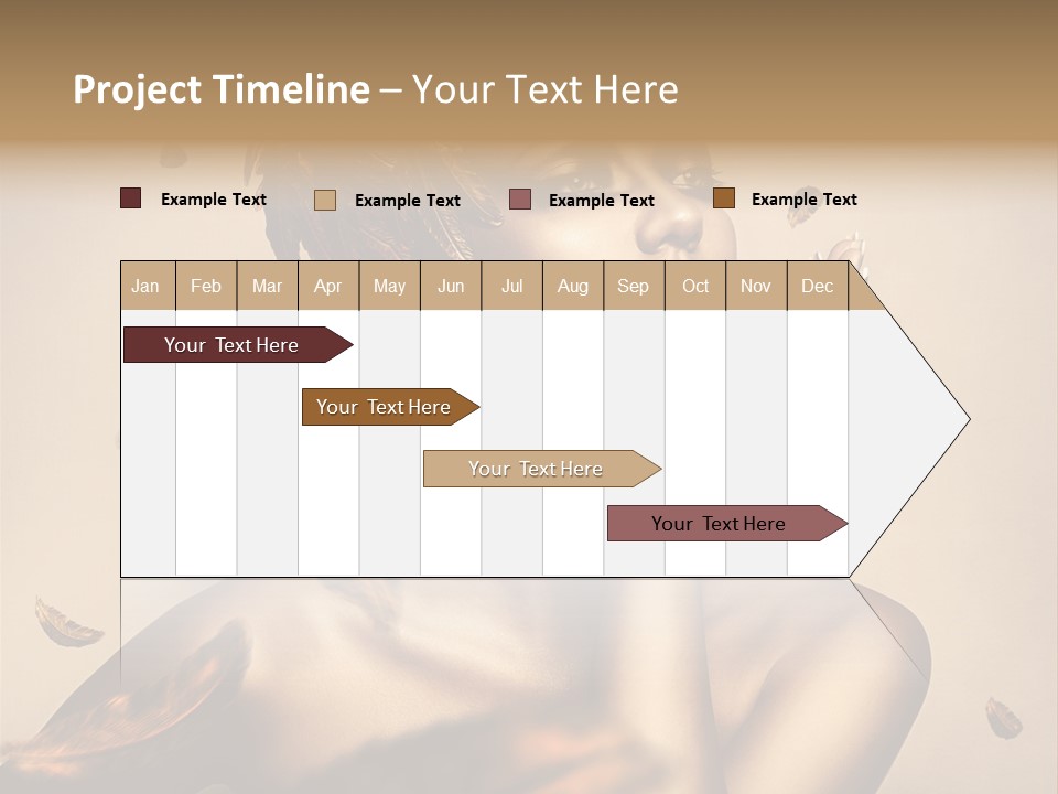 Vertical Revival Artistic PowerPoint Template