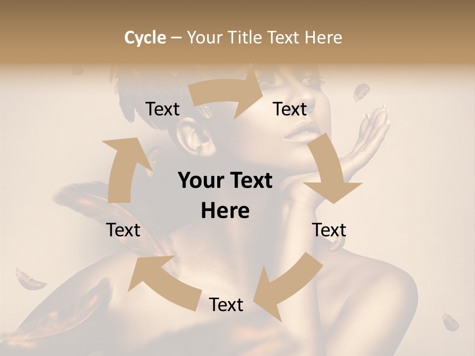 Vertical Revival Artistic PowerPoint Template