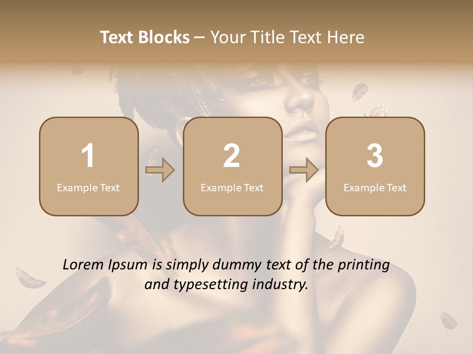 Vertical Revival Artistic PowerPoint Template