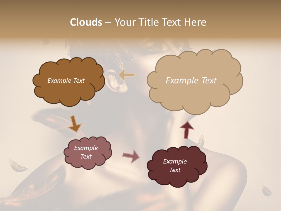 Vertical Revival Artistic PowerPoint Template