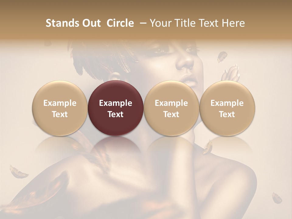 Vertical Revival Artistic PowerPoint Template