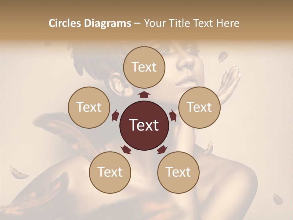 Vertical Revival Artistic PowerPoint Template