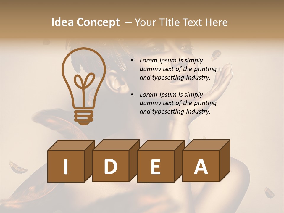 Vertical Revival Artistic PowerPoint Template