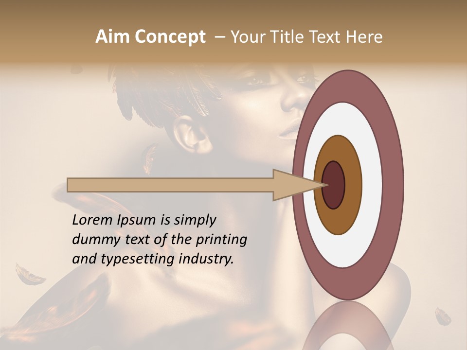 Vertical Revival Artistic PowerPoint Template