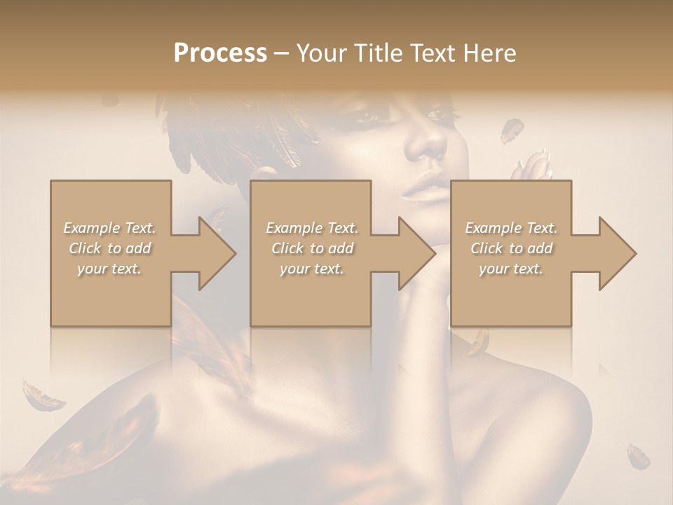 Vertical Revival Artistic PowerPoint Template