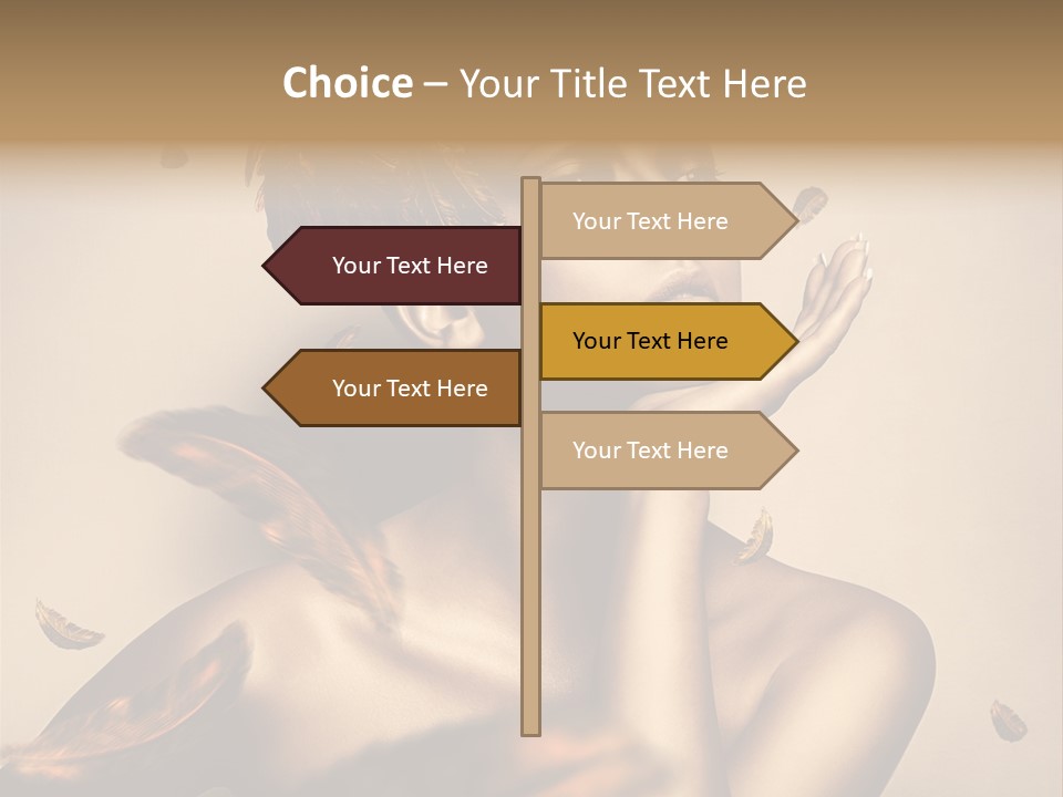 Vertical Revival Artistic PowerPoint Template