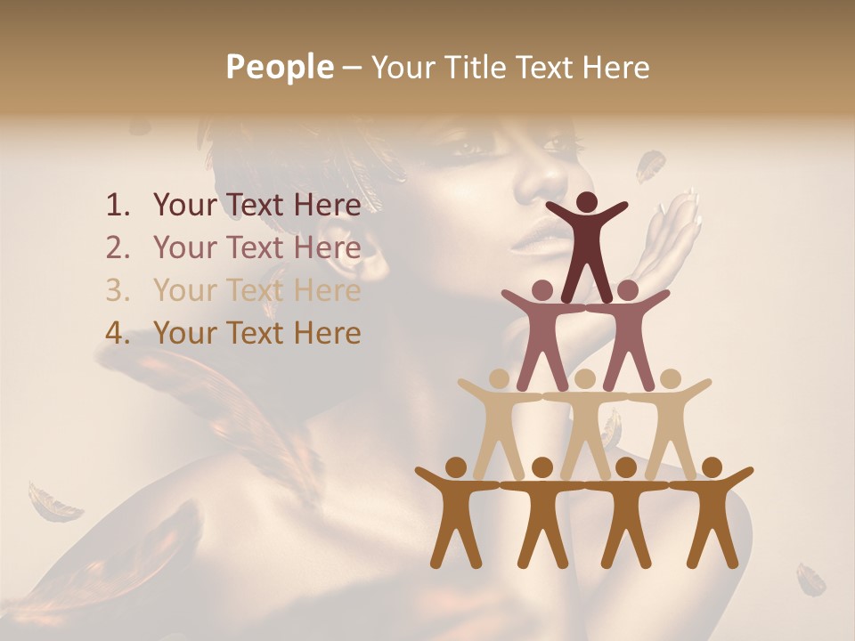 Vertical Revival Artistic PowerPoint Template