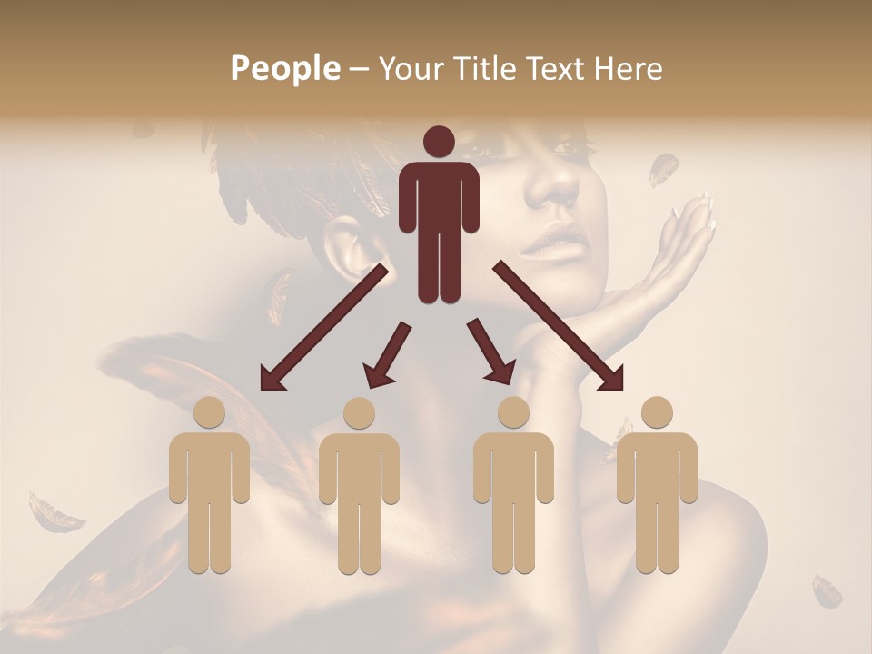 Vertical Revival Artistic PowerPoint Template