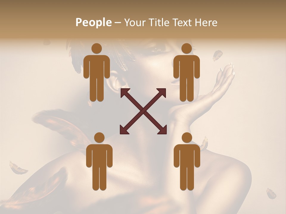 Vertical Revival Artistic PowerPoint Template