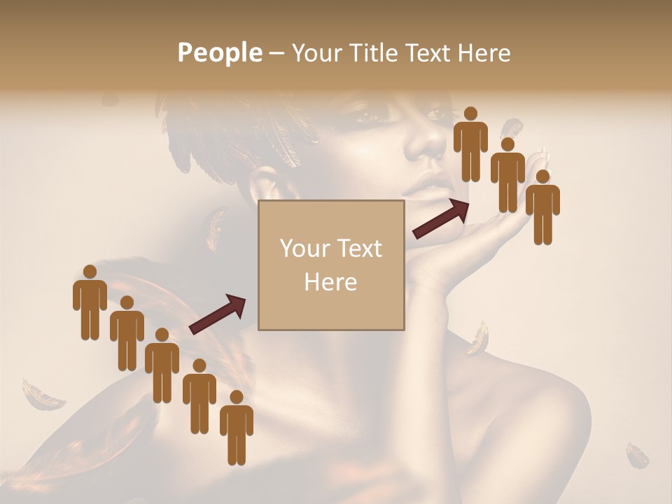 Vertical Revival Artistic PowerPoint Template