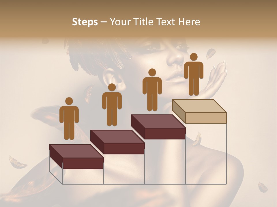 Vertical Revival Artistic PowerPoint Template