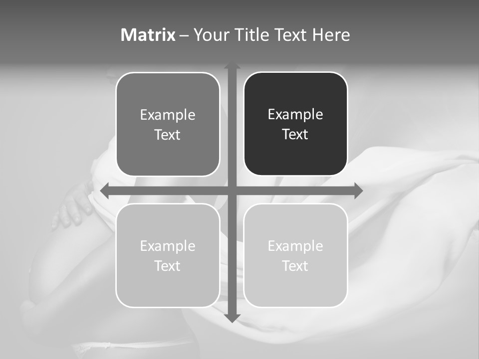 Textile Sensuality Isolated PowerPoint Template