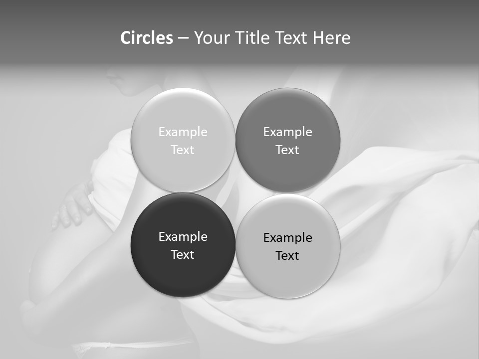 Textile Sensuality Isolated PowerPoint Template