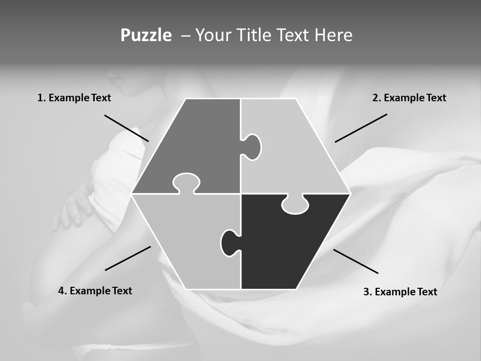 Textile Sensuality Isolated PowerPoint Template