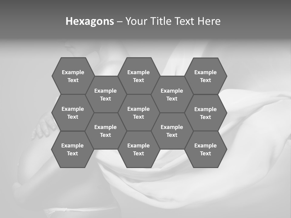 Textile Sensuality Isolated PowerPoint Template