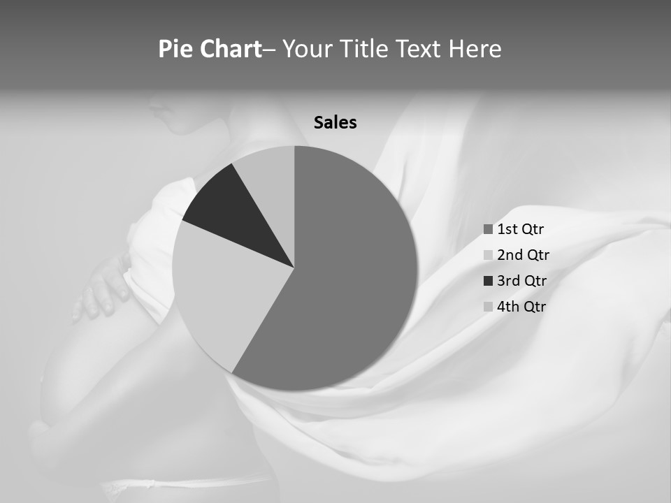 Textile Sensuality Isolated PowerPoint Template