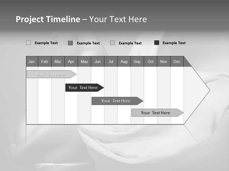 Textile Sensuality Isolated PowerPoint Template