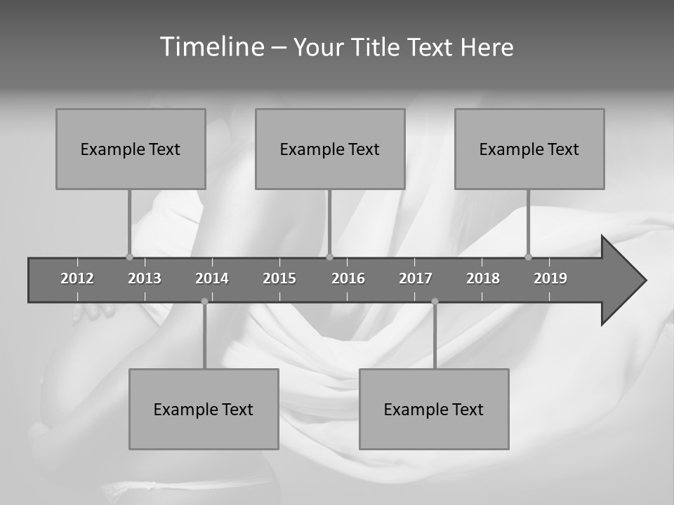 Textile Sensuality Isolated PowerPoint Template