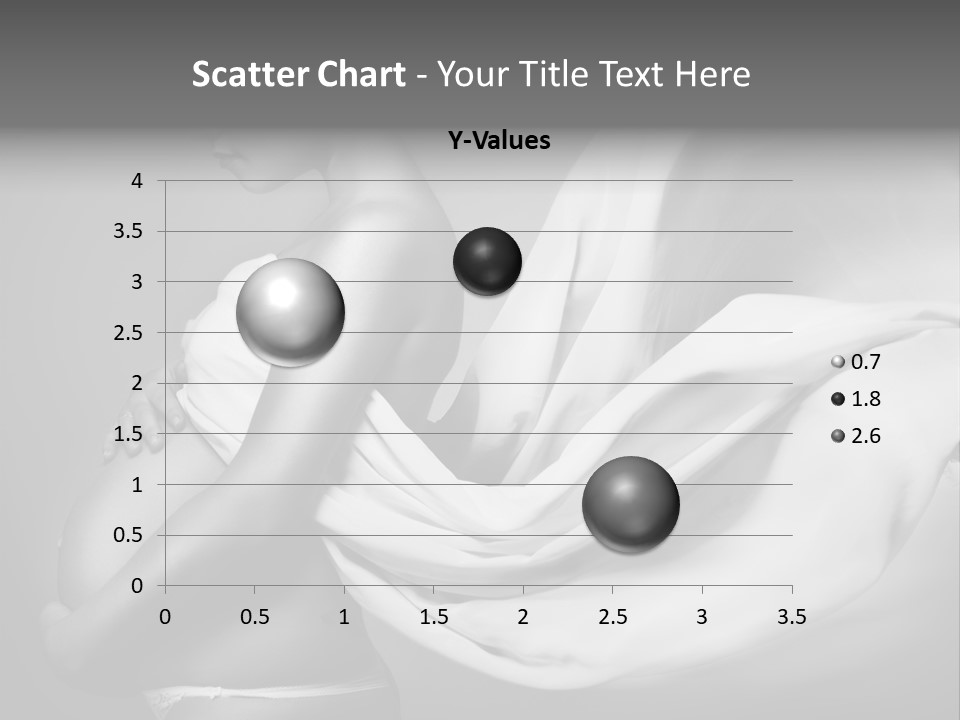 Textile Sensuality Isolated PowerPoint Template