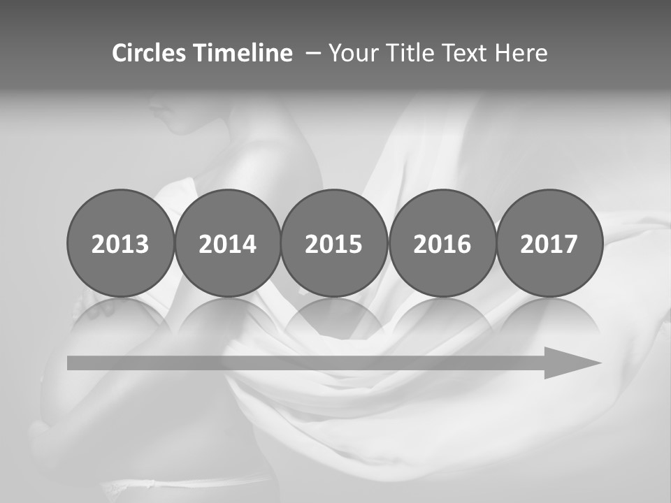 Textile Sensuality Isolated PowerPoint Template