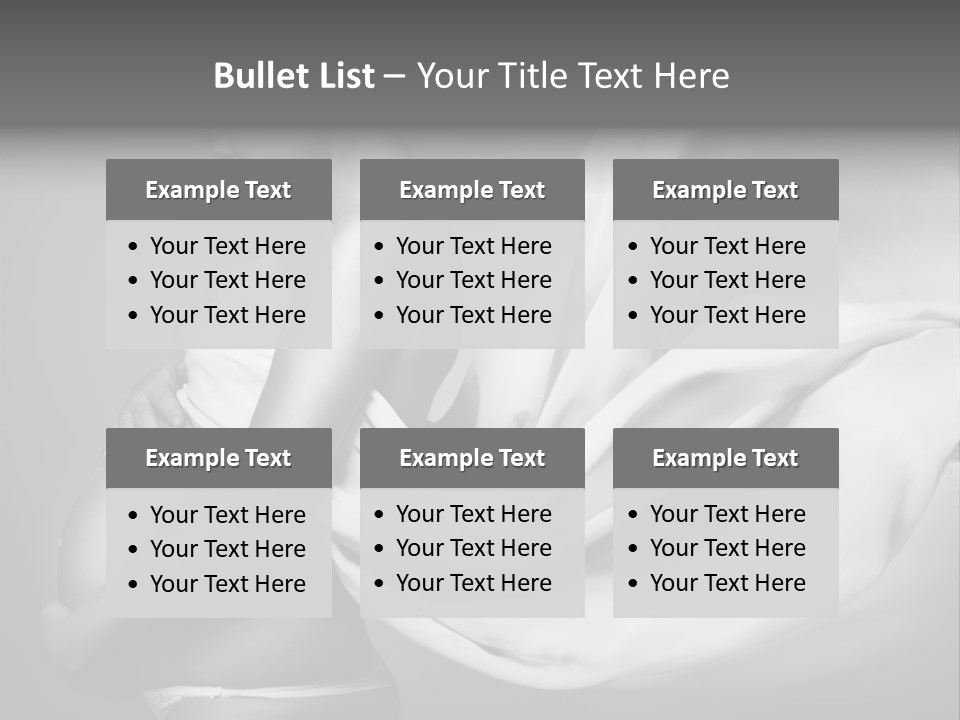 Textile Sensuality Isolated PowerPoint Template